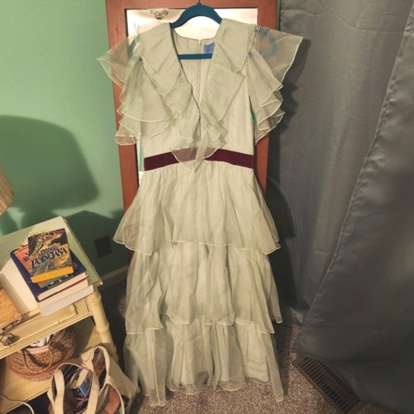 EUC macgraw Chandelier Dress in Mint, Size M - Picture 6 of 14